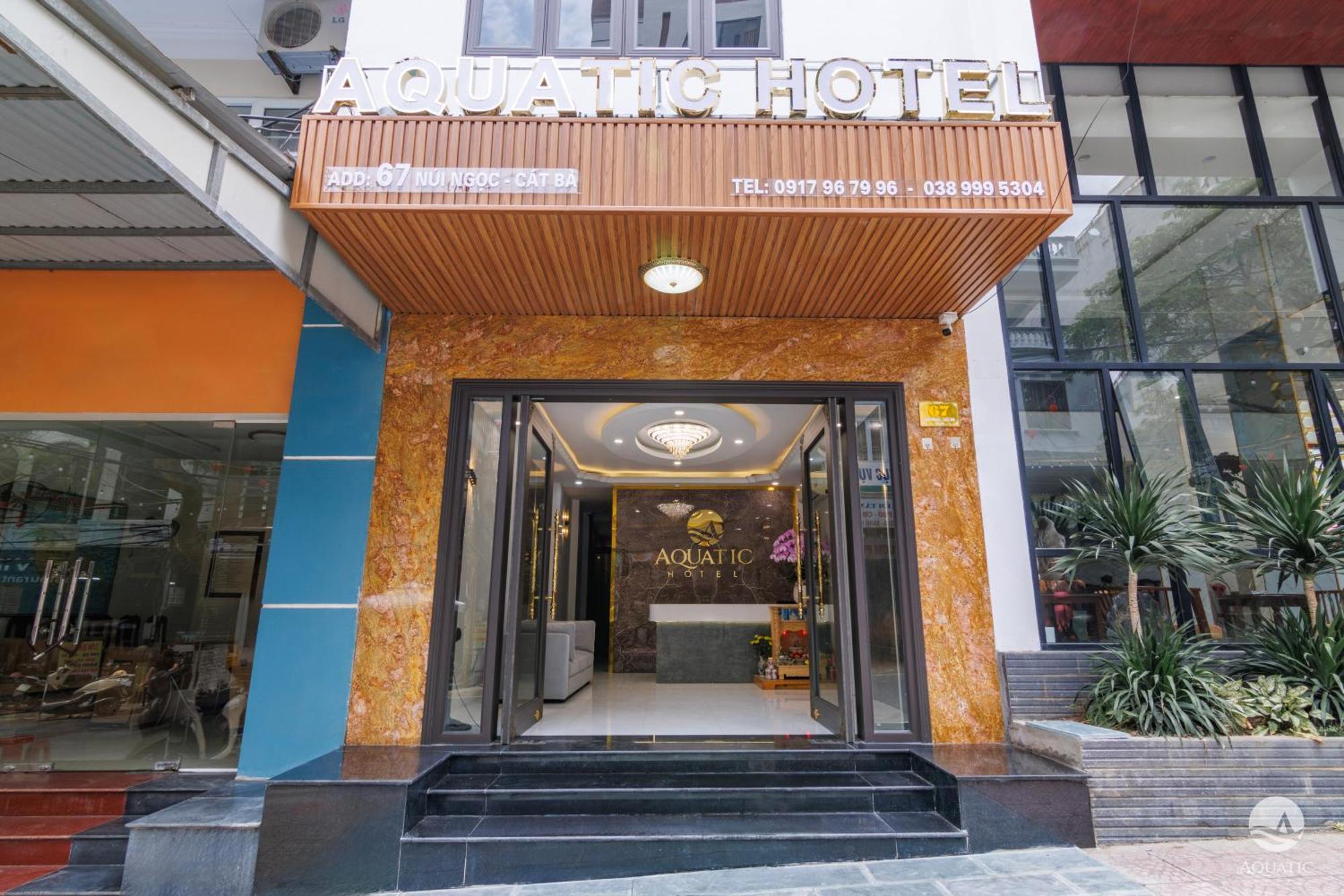 Aquatic Hotel Cat Ba Cat Ba Island Екстериор снимка